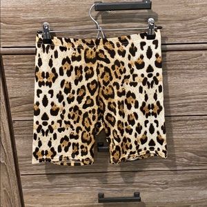 Leopard Biker Shorts